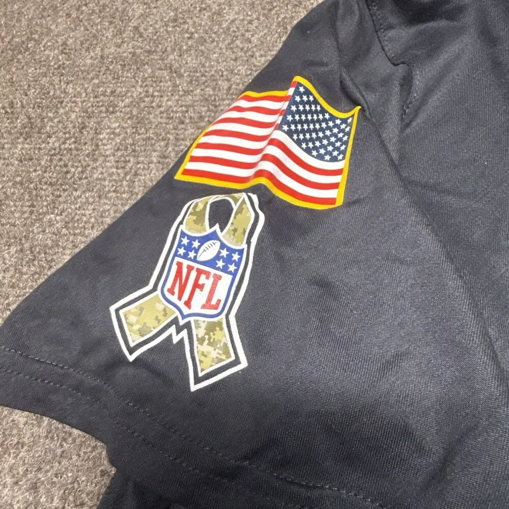Men's 2XL Nike Black New York Giants 2020 Salute to Service Performance T-Shirt